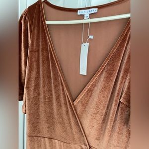 Baltic Born ‘Meghan’ Velvet Wrap Dress, Spice